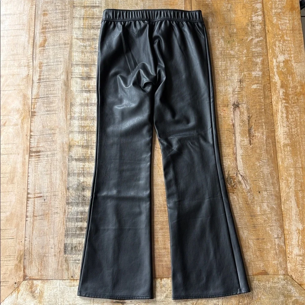 NWOT Abercrombie Kids Black Pleather Pants 9/10y